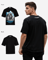 G-WEST BUILD RESISTANCE IN HARD TIME OVERSIZED TEE