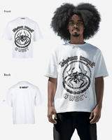 G-WEST CHAINED TO THE STING OVERSIZED TEE