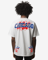 G West Chicago Blood Arch Logo T-Shirts Big and Tall