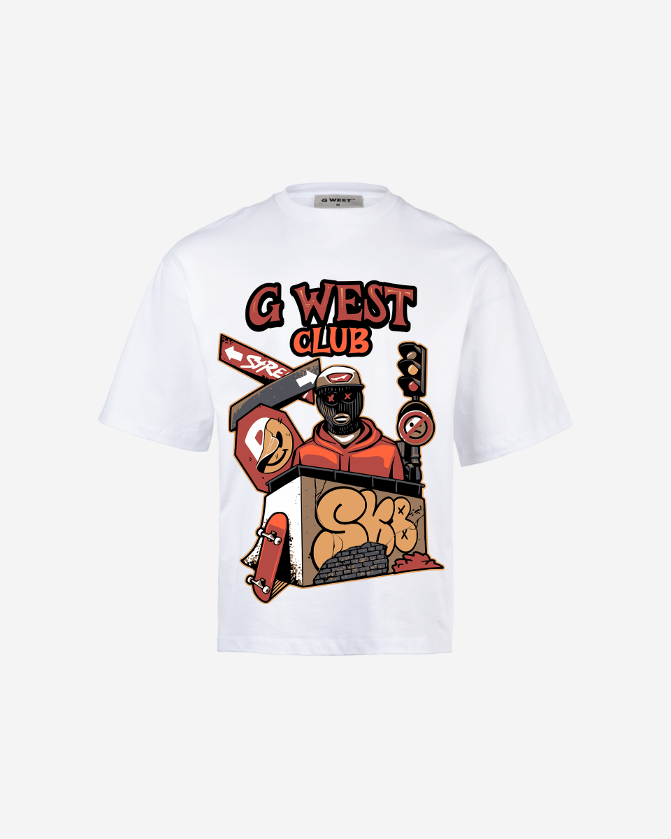 G WEST CLUB Oversized TEE