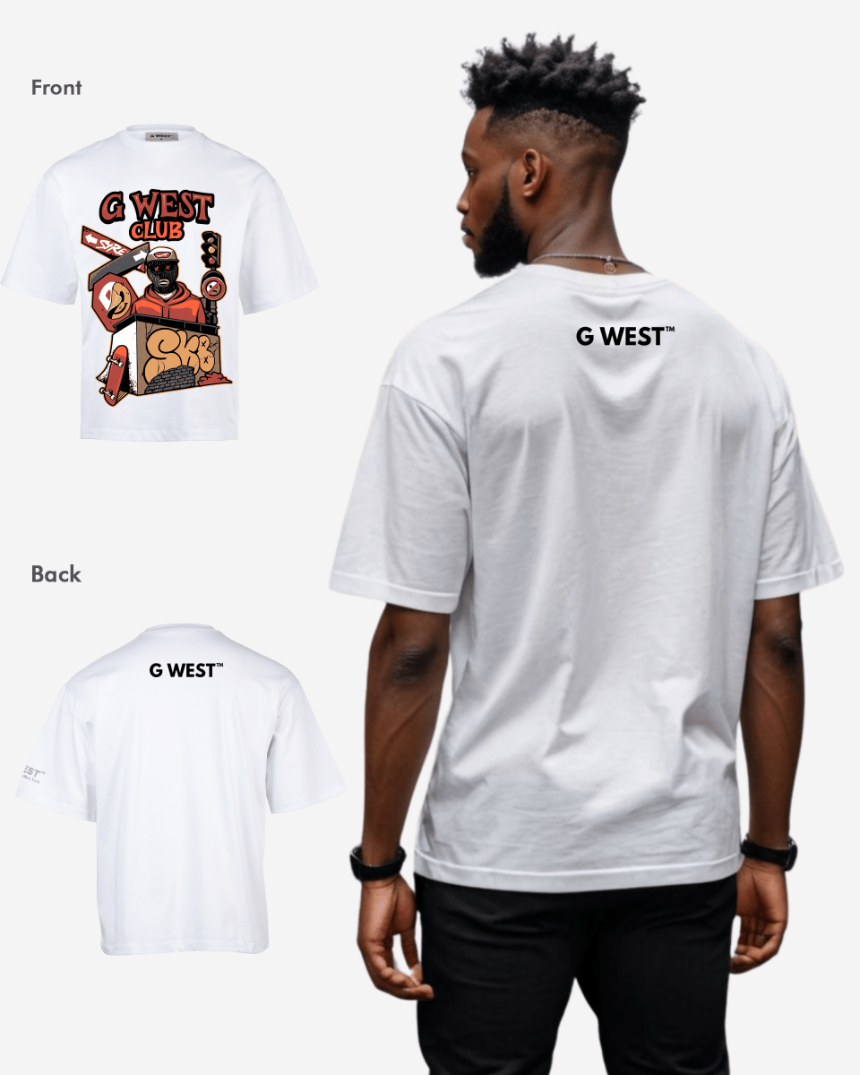 G WEST CLUB Oversized TEE