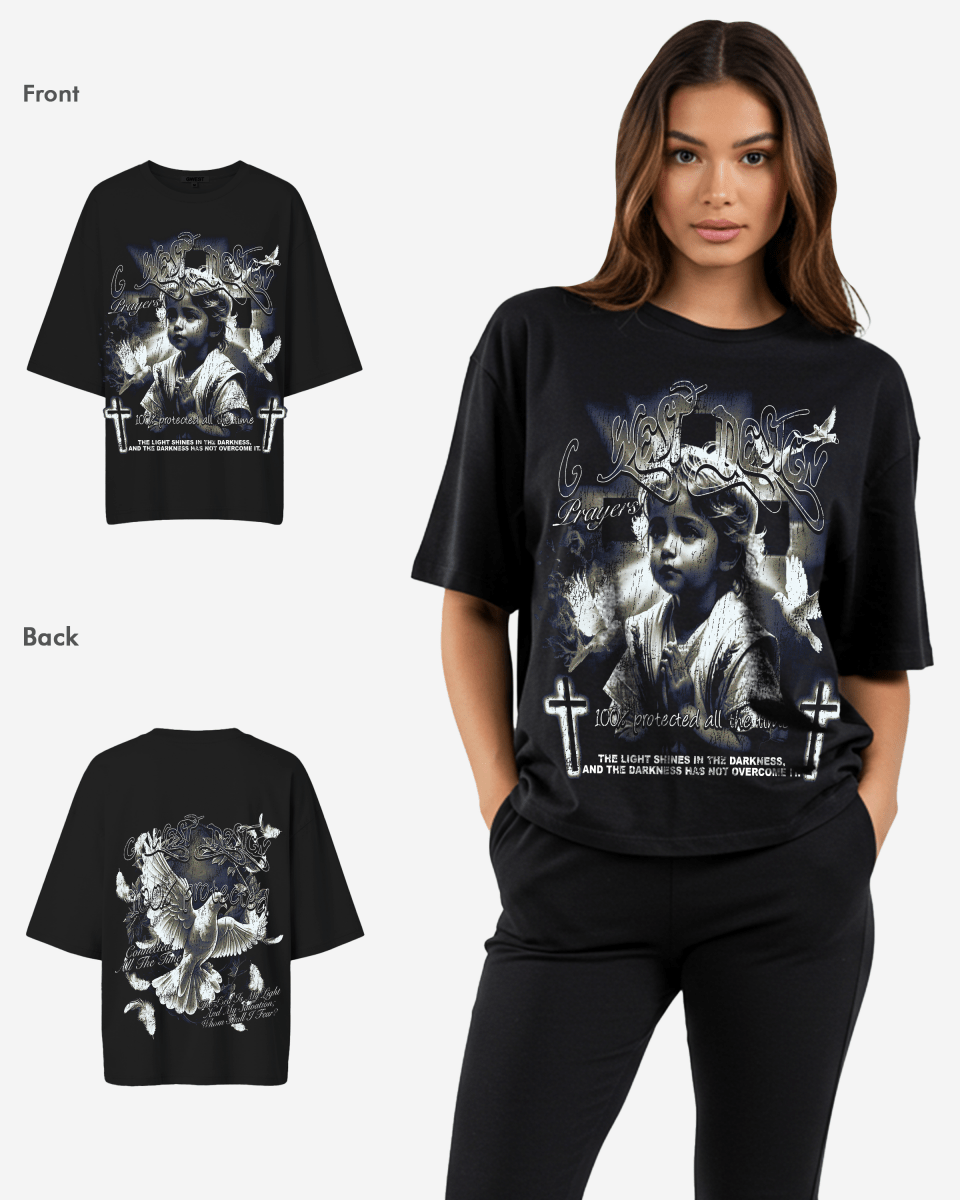G West Connected All The Time Premium Oversized Tee -WOMEN