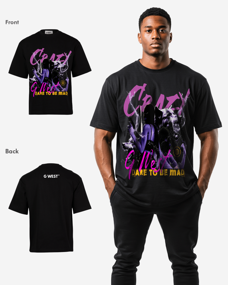 G-WEST CRAZY OVERSIZED TEE