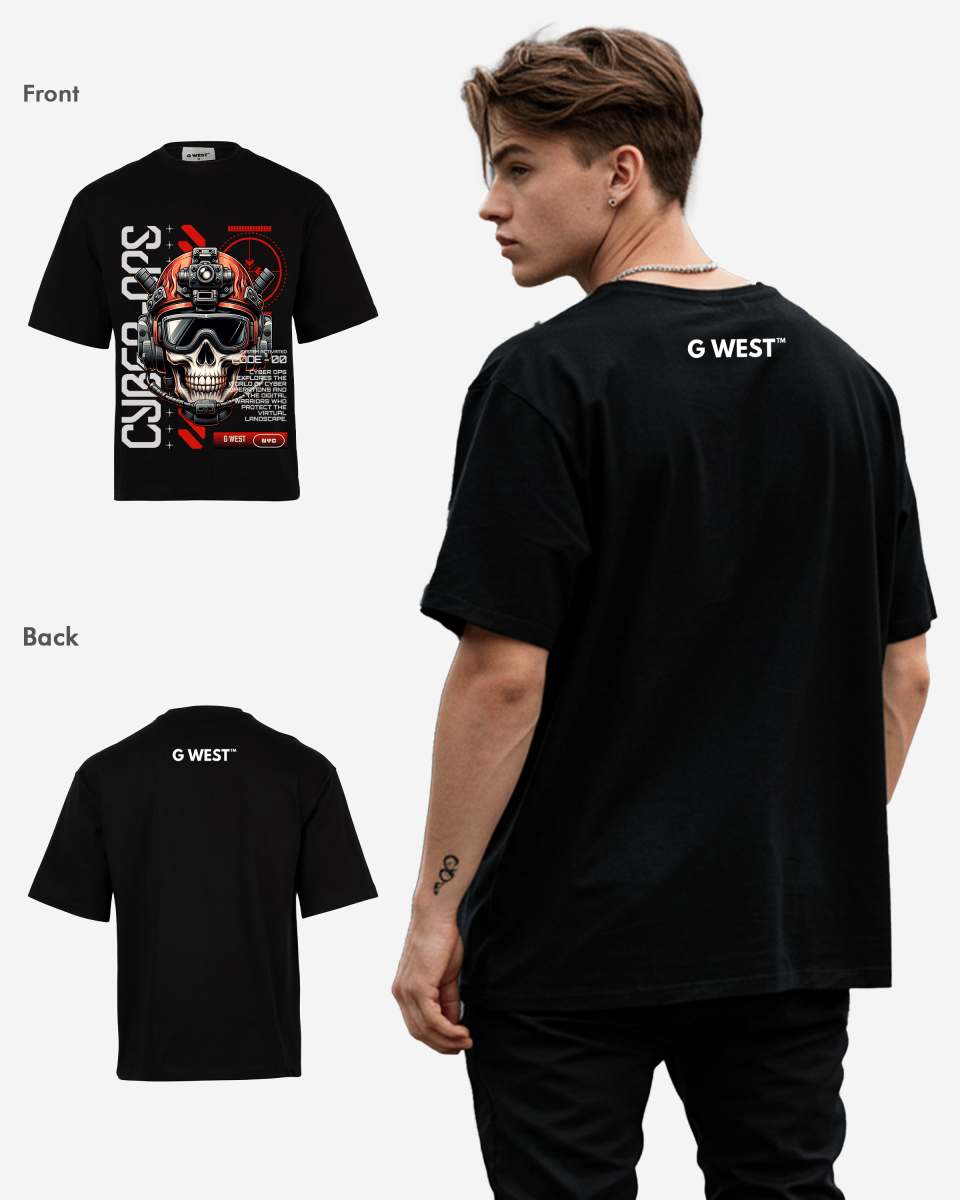 G-WEST CYBER OVERSIZED TEE