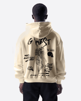 G West Dancing Skeleton Heavy Premium Oversize Hoodie