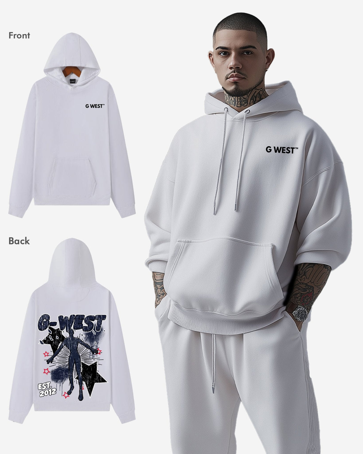 G West Dazzling Dynamo Oversize Hoodie