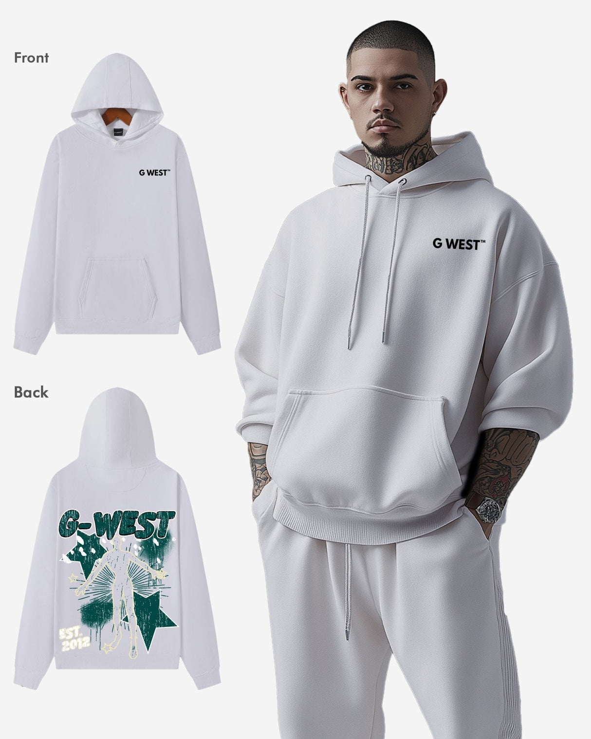 G West Dazzling Dynamo Oversize Hoodie