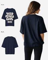 G West Deep Minds Club Oversized Tee - WOMEN