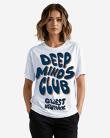 G West Deep Minds Club Oversized Tee - WOMEN