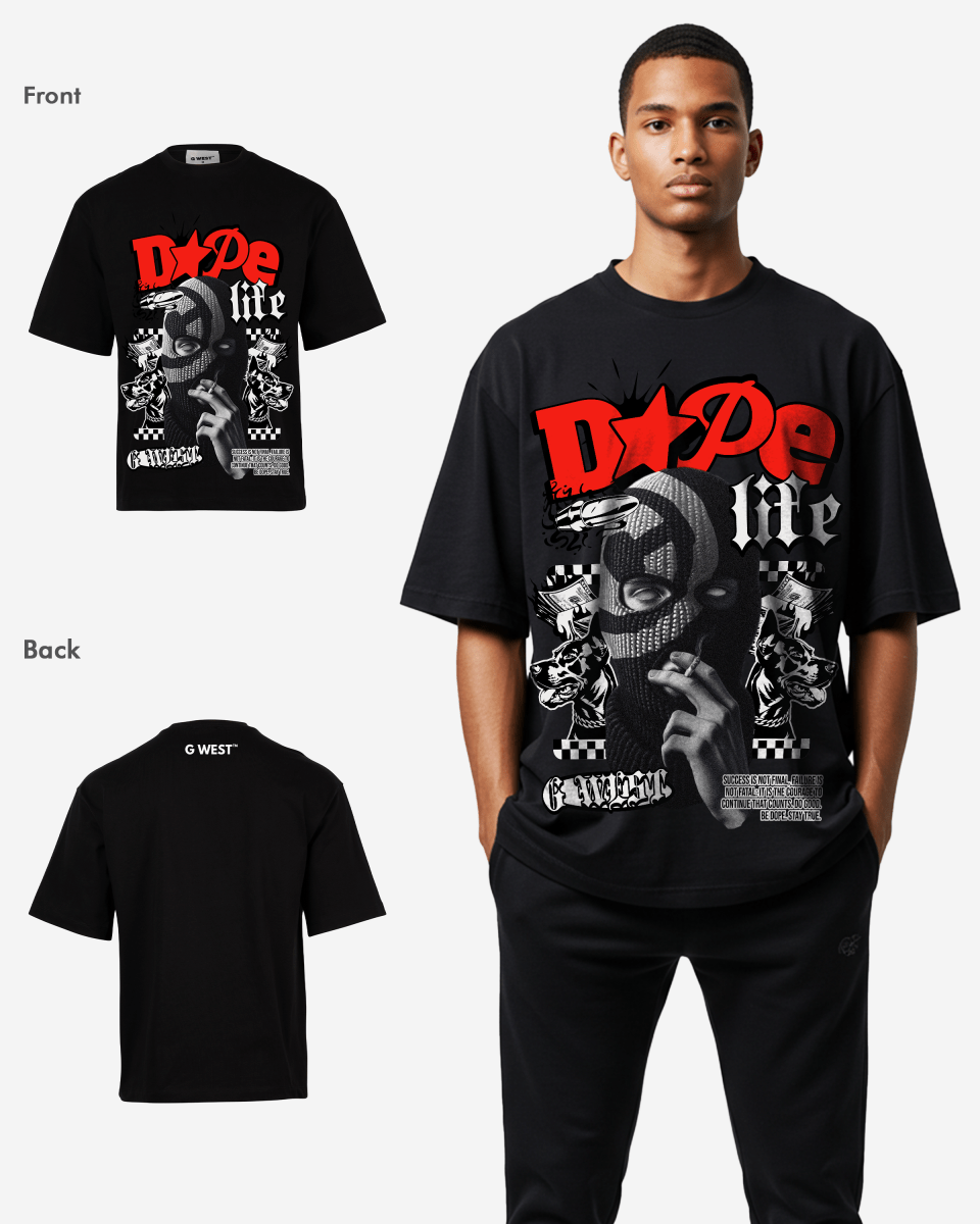 G-WEST DOPE LIFE OVERSIZED TEE