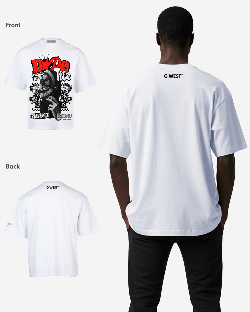 G-WEST DOPE LIFE OVERSIZED TEE