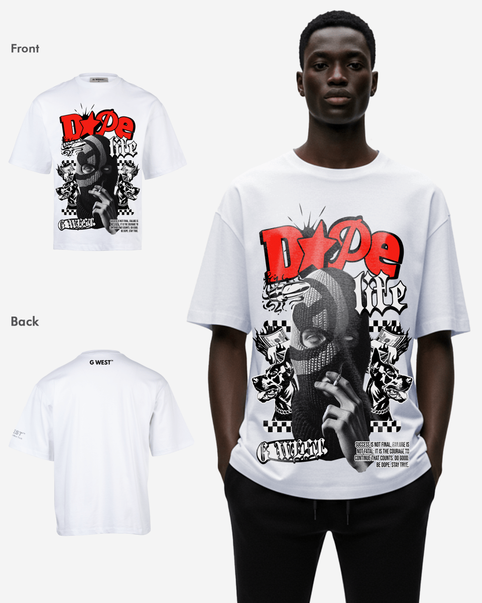 G-WEST DOPE LIFE OVERSIZED TEE