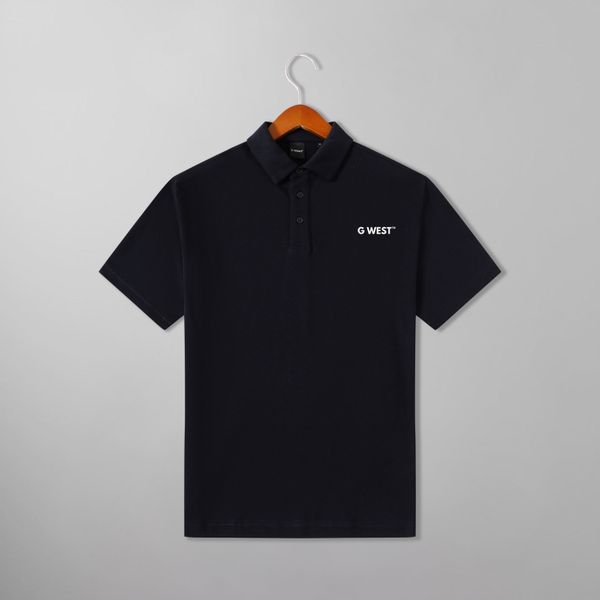 G WEST Dri Ease Polo Shirt Mens Style (Vulcan Navy)