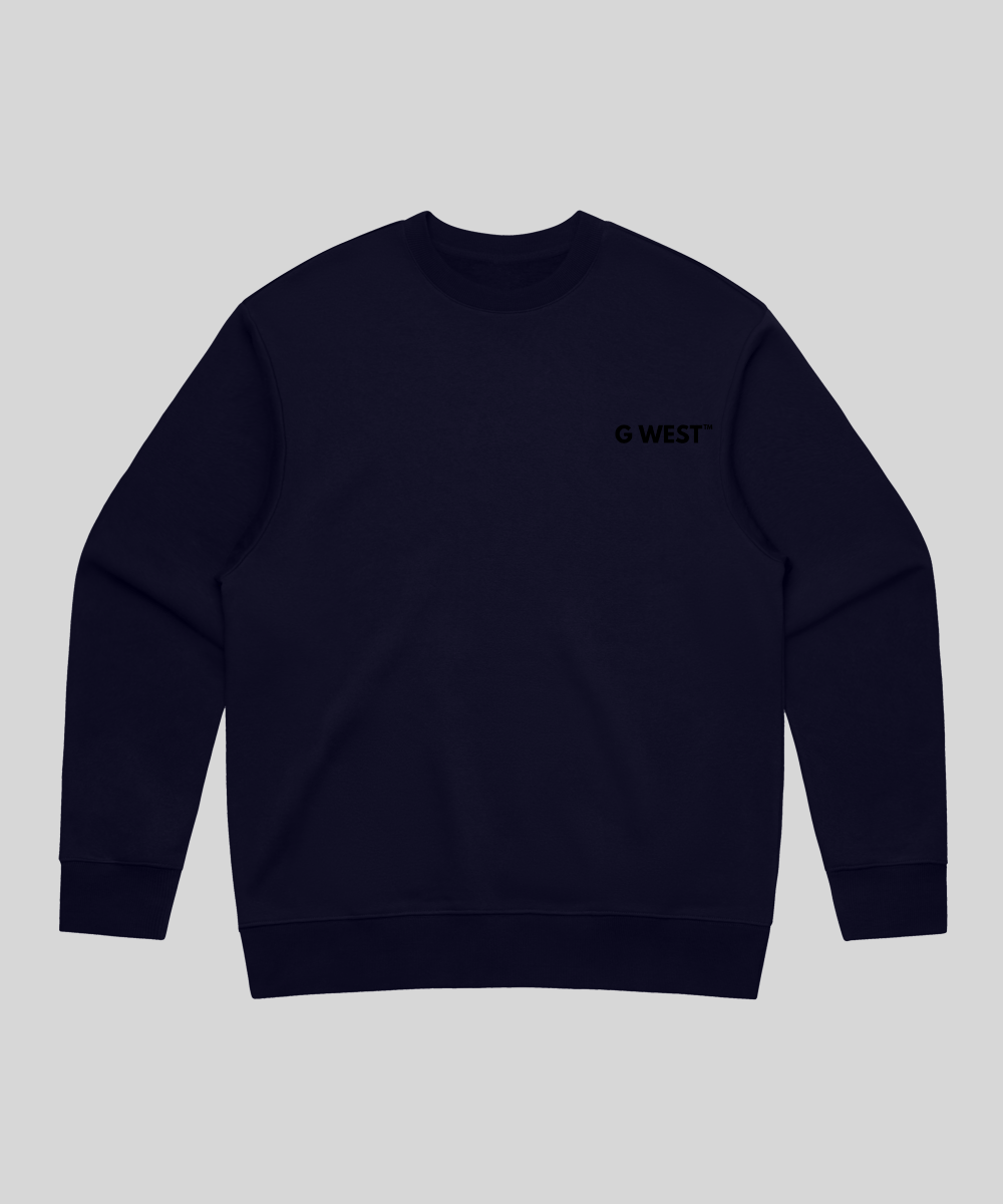 G West Drunk In Sorrow Heavy Premium Crewneck