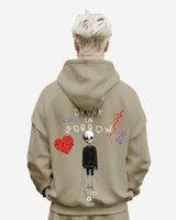 G West Drunk In Sorrow Heavy Premium Oversize Hoodie