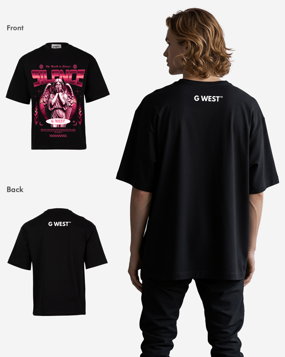 G-WEST ECHOES OF SILENCE OVERSIZED TEE
