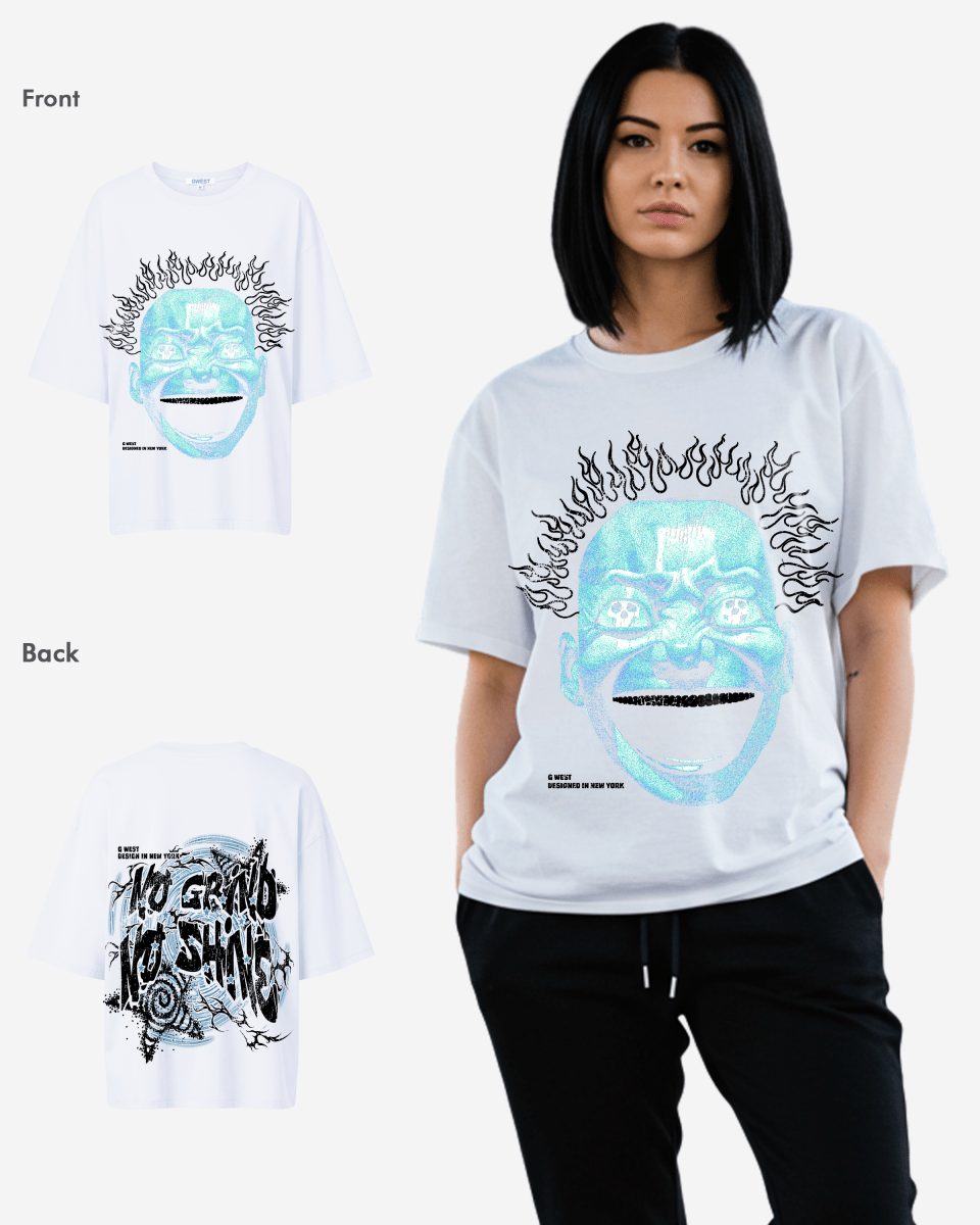 G West Electrical Einstein Oversized Tee -WOMEN