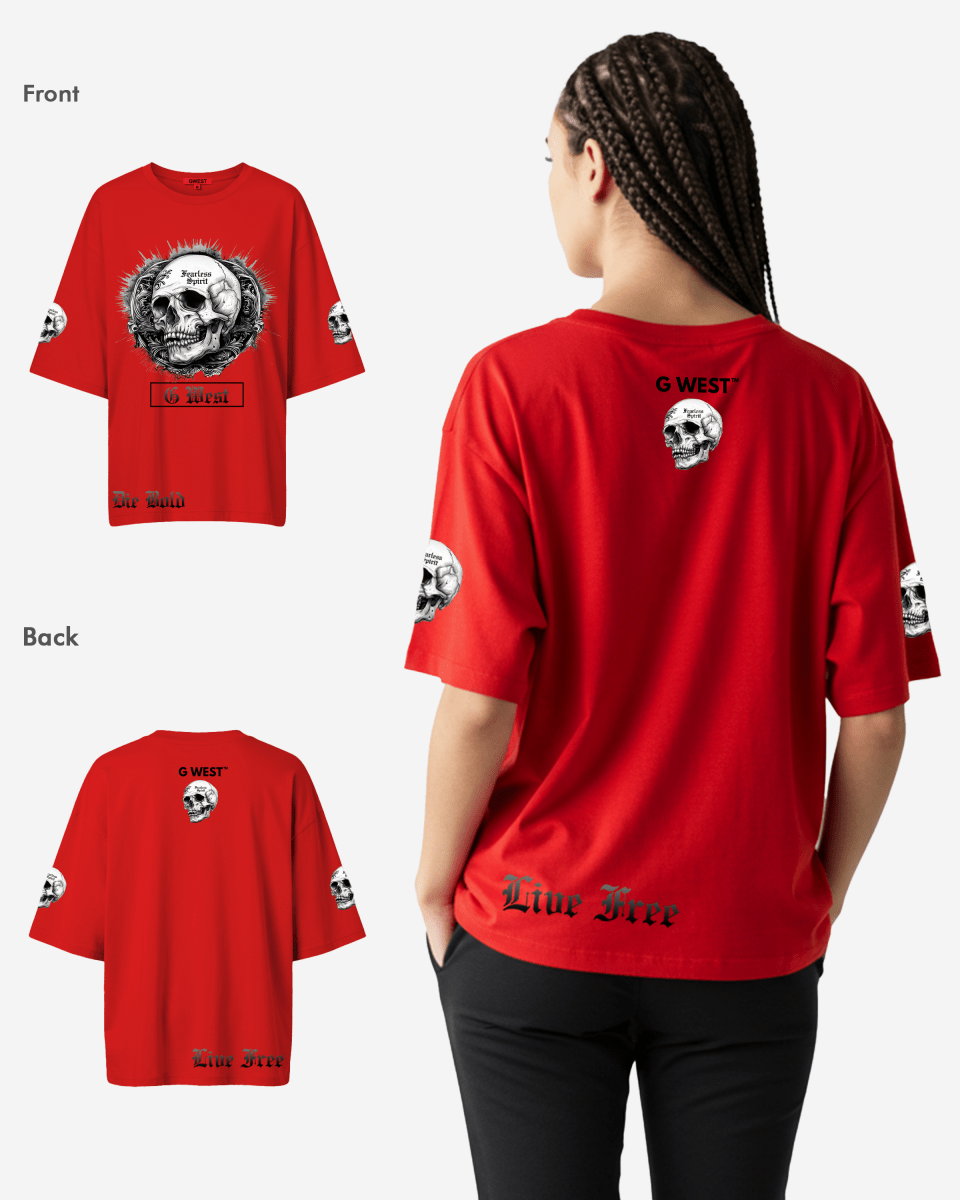 G West Fearless Spirit Oversized Tee -WOMEN
