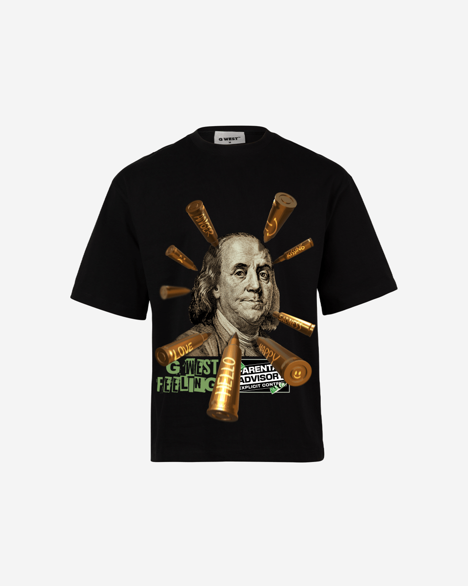 G WEST FEELING OVERSIZED TEE