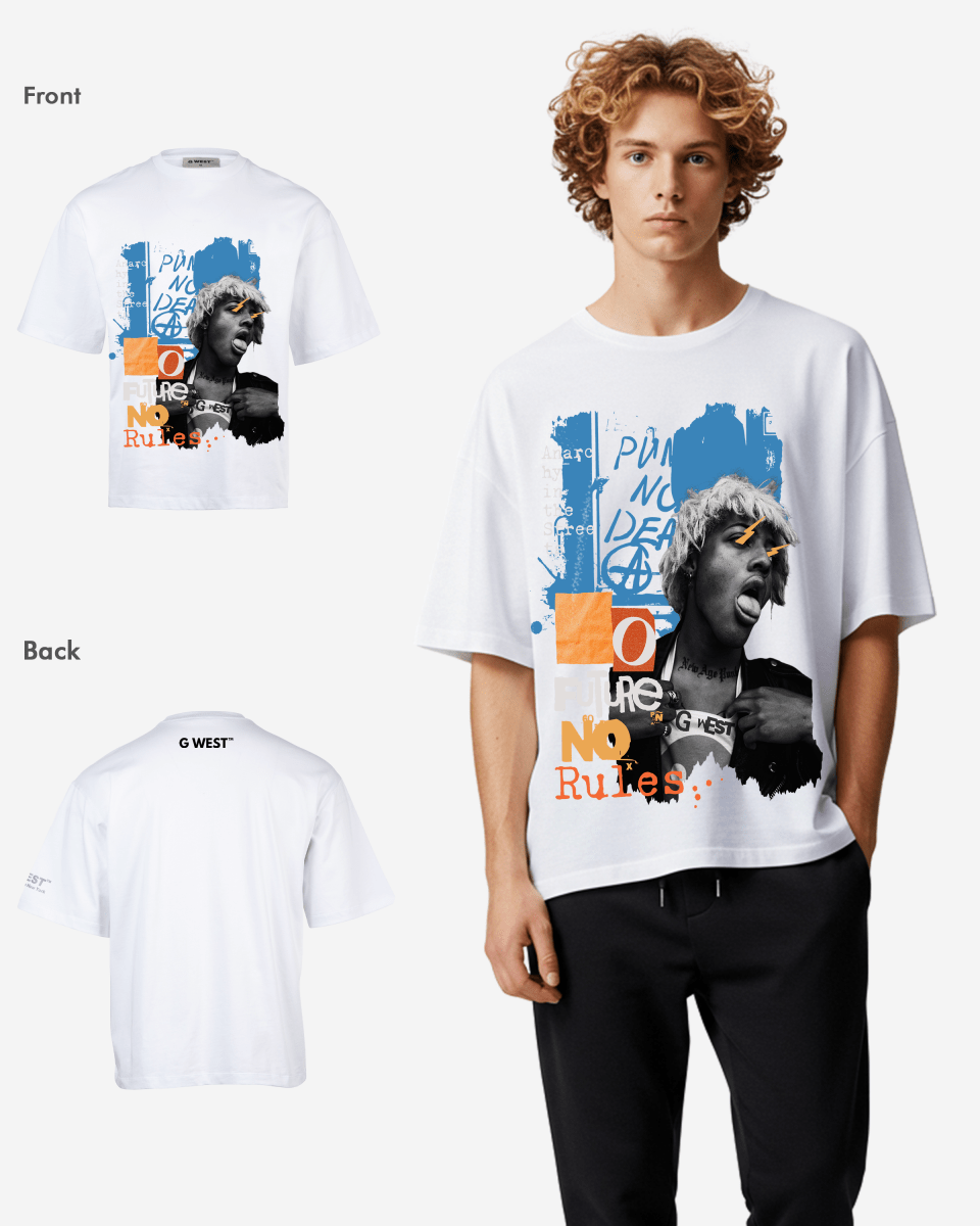 G-WEST FUTURE NO RULES OVERSIZED TEE