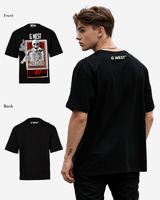 G-WEST G CHAOS OVERSIZED TEE