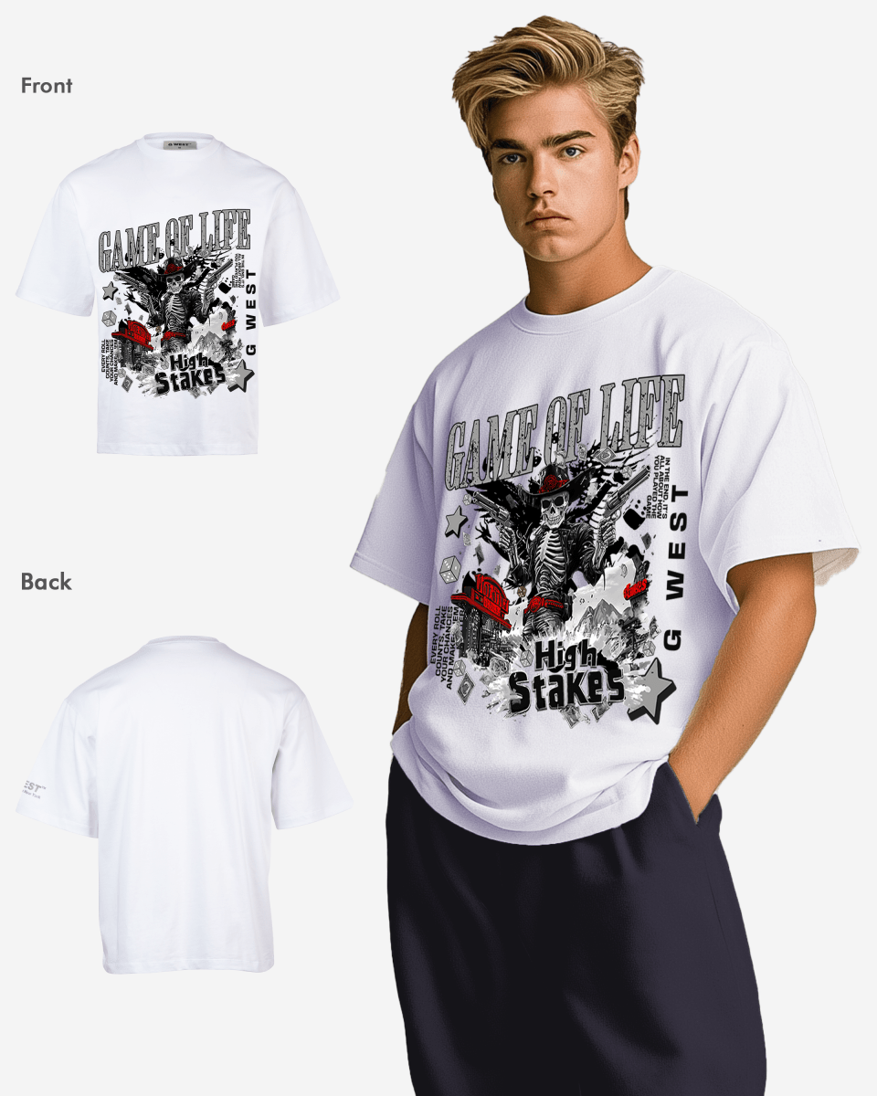 G West Game Of Life Oversized Tee