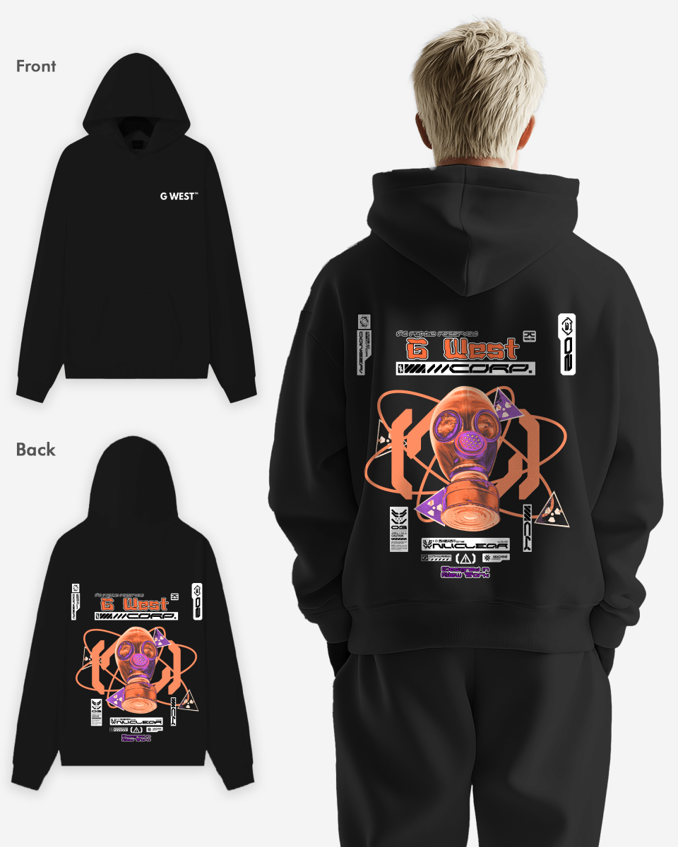 G West Gas Helmet Oversize Hoodie Mens
