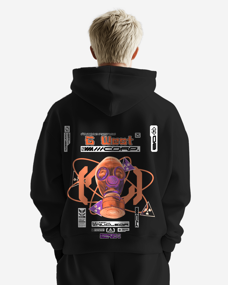 G West Gas Helmet Oversize Hoodie Mens