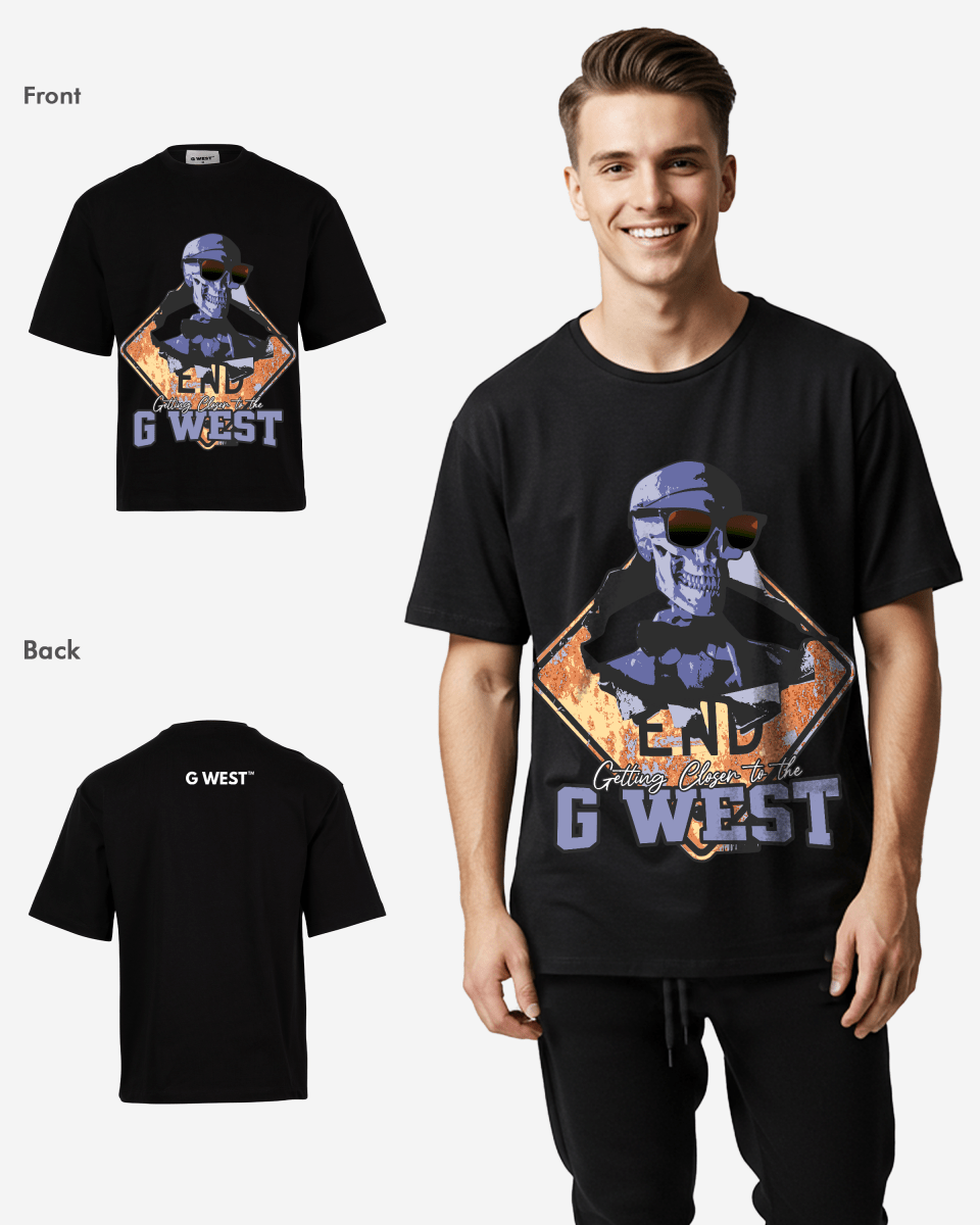 G-WEST GETTING CLOSER OVERSIZED TEE