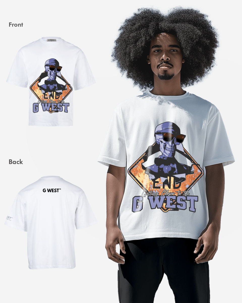 G-WEST GETTING CLOSER OVERSIZED TEE