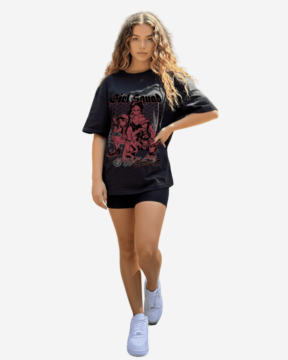 G West Girl Squad Oversized Women's T-Shirt