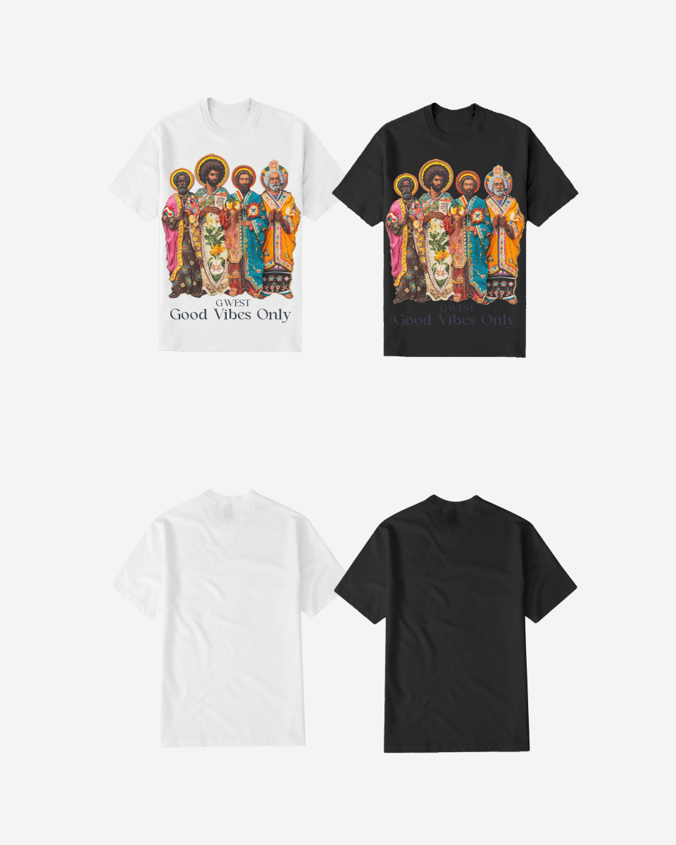 G WEST GOOD VIBES TEE