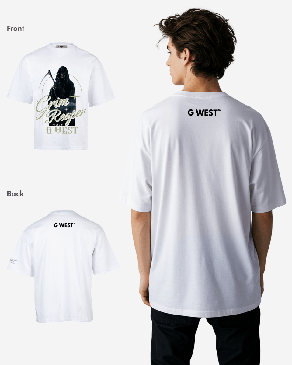 G-WEST GRIM REAPER OVERSIZED TEE