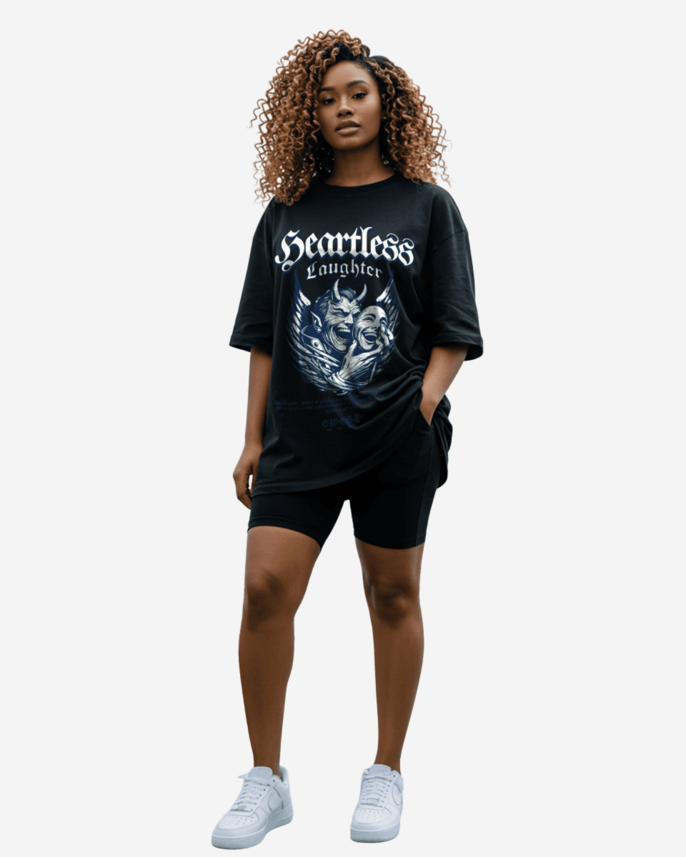 G West Heartless Laughter Oversized Women's T-Shirt