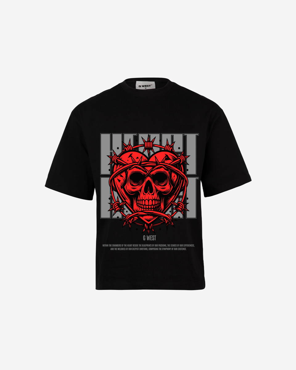 G-WEST HEARTWIRED OVERSIZED TEE