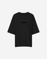 G West Heavyweight Logo Wear Oversized T-Shirt - WOMEN