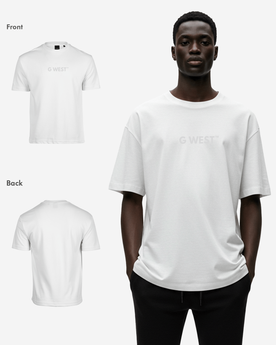 G West Heavyweight Logo Wear Oversized T-Shirt