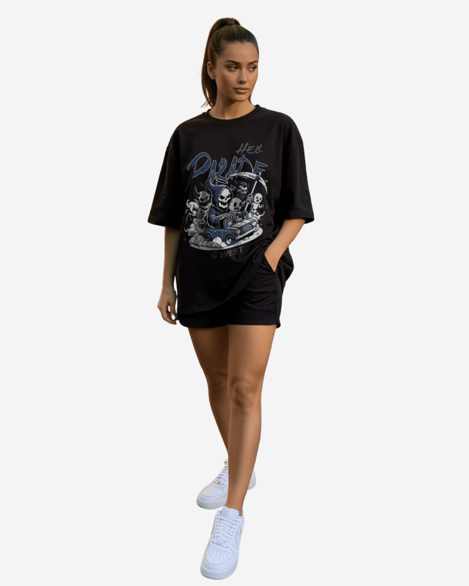 G West Hell Parade Oversized Women's T-Shirt