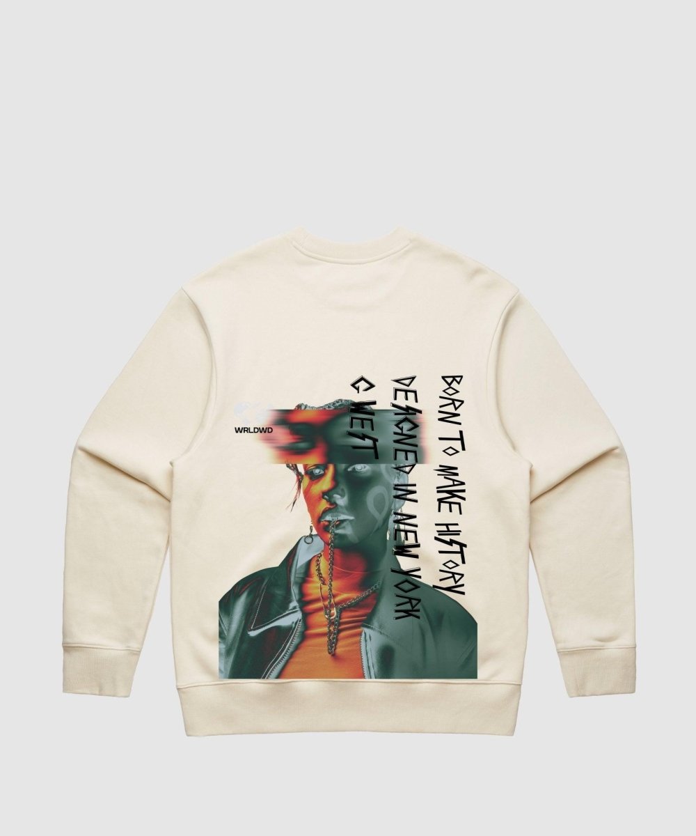 G West Holographic Chain Heavy Premium Crewneck