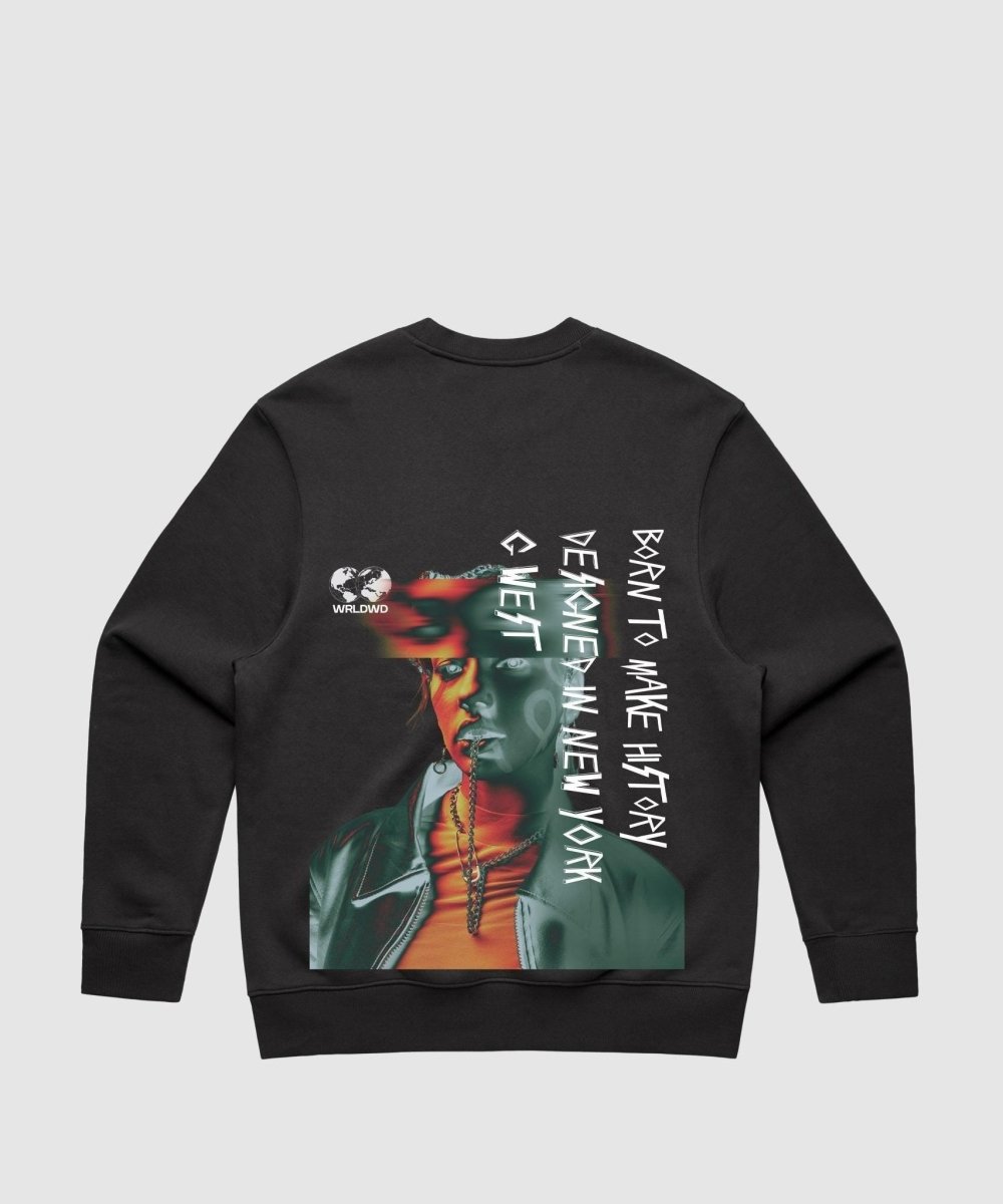 G West Holographic Chain Heavy Premium Crewneck