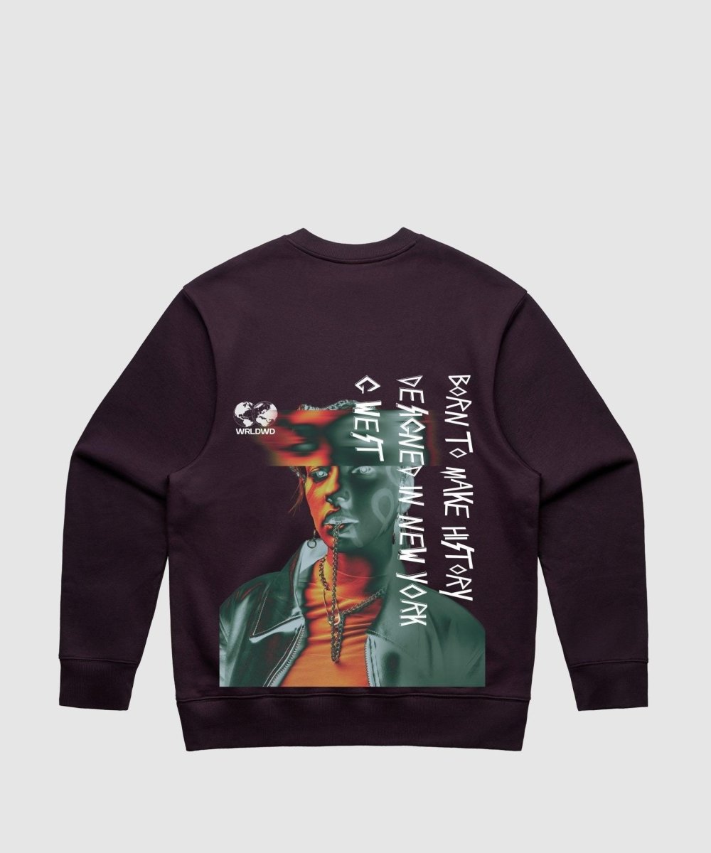G West Holographic Chain Heavy Premium Crewneck