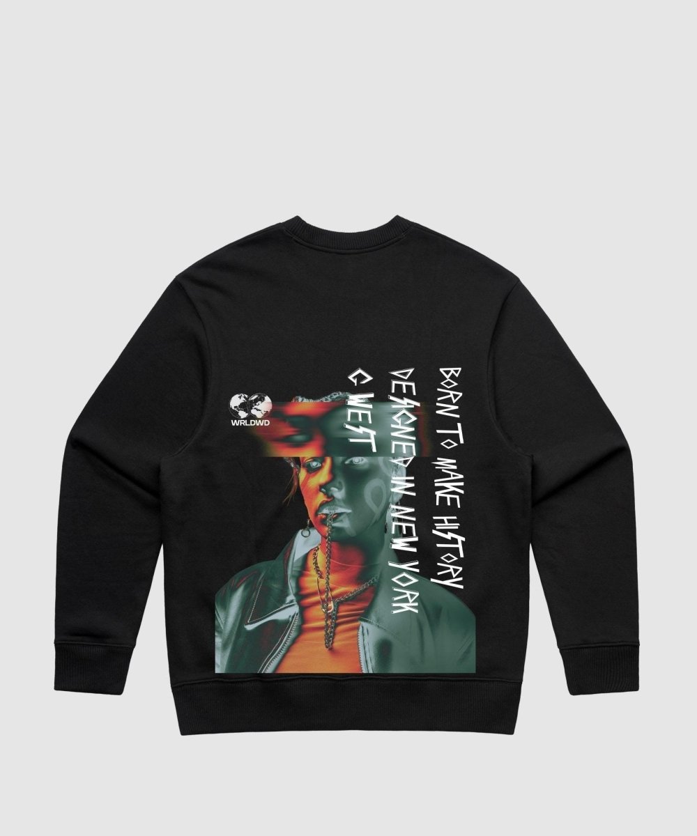 G West Holographic Chain Heavy Premium Crewneck