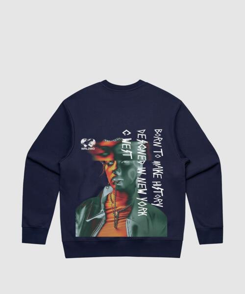 G West Holographic Chain Heavy Premium Crewneck