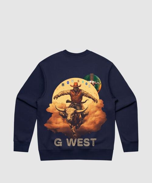G West Houston Rodeo Heavy Premium Crewneck