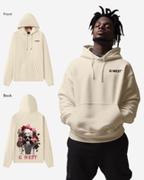 G West Ice Cream Skull Heavy Premium Oversized Hoodie