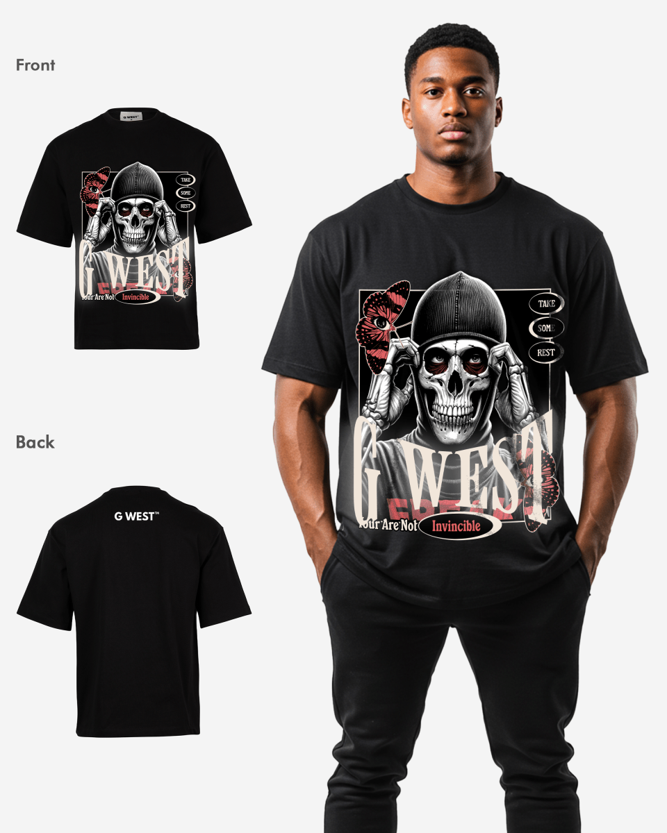 G-WEST INVINCIBLE OVERSIZED TEE