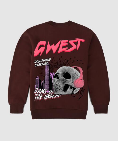 G West Jams Of The Undead Crewneck