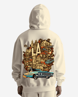 G West La Culture Black Heavy Premium Oversize Hoodie