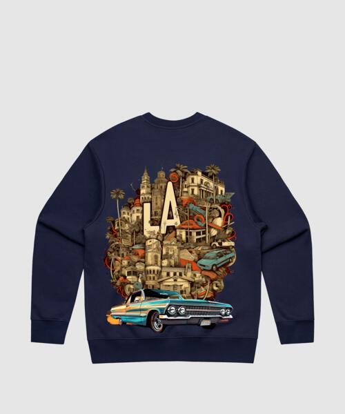G West La Culture Heavy Premium Crewneck