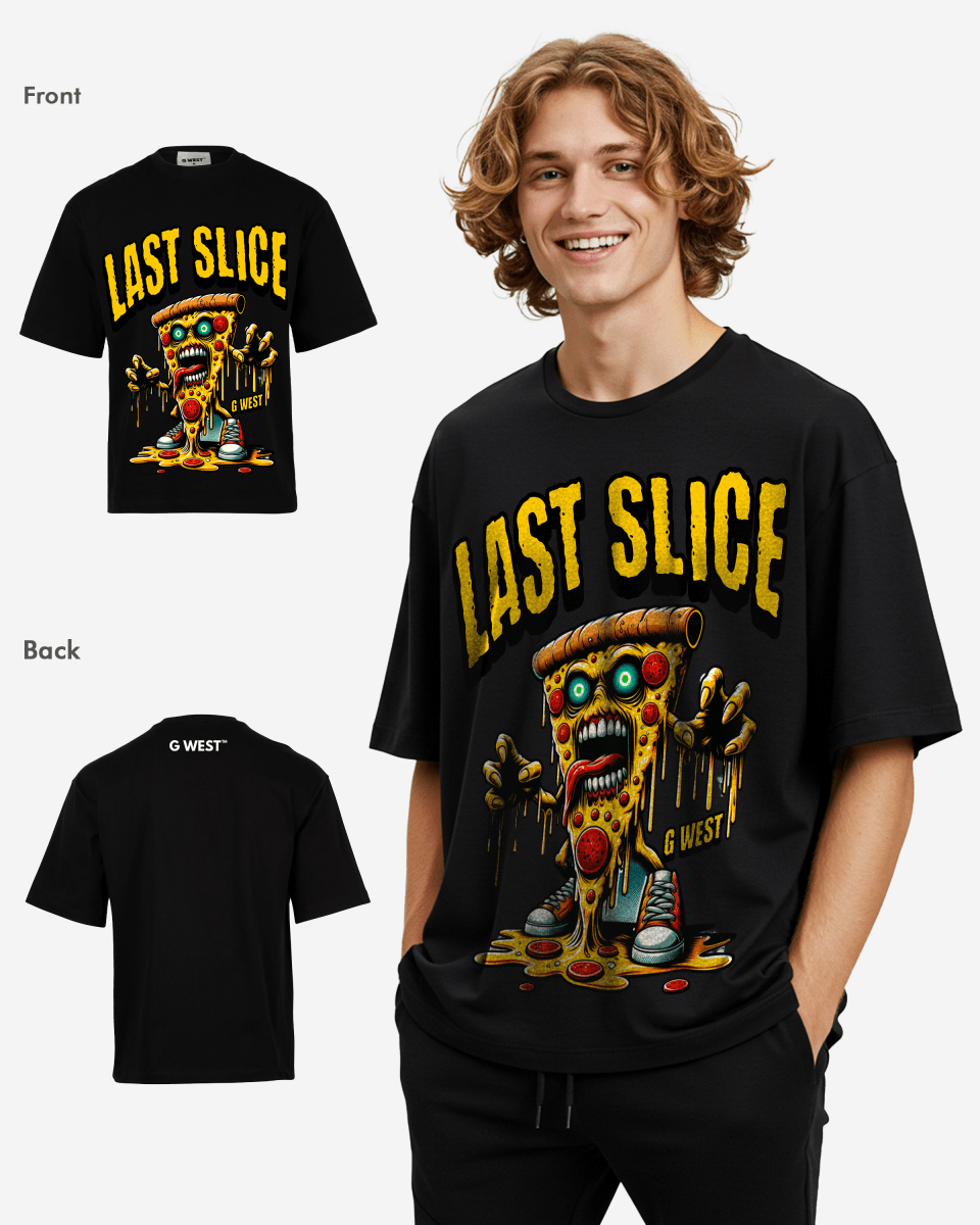 G-WEST LAST SLICE OVERSIZED TEE